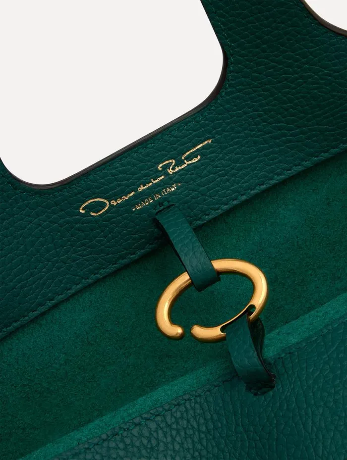 Women Oscar De La Renta Signature Handbags The Mini Topaz Bottle Green Women Oscar De La Renta Signature Handbags The Mini Topaz Bottle Green
