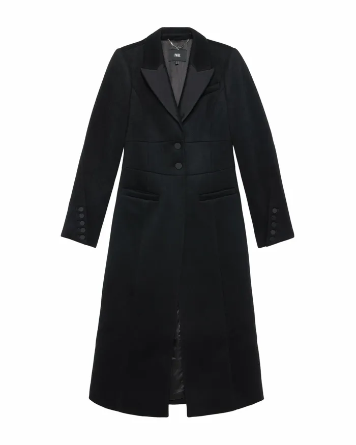 Women PAIGE 20th Anniversary Capsule Queens Coat 8211 Black Jackets and Coats