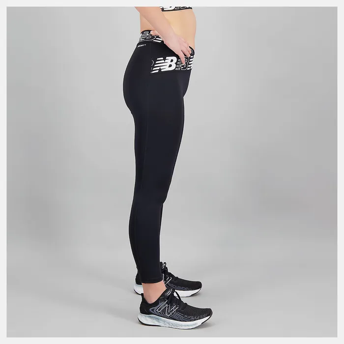 Women Pants and Leggings New Balance Relentless Crossover High Rise 78 Tight BLACK Women Pants and Leggings New Balance Relentless Crossover High Rise 78 Tight BLACK