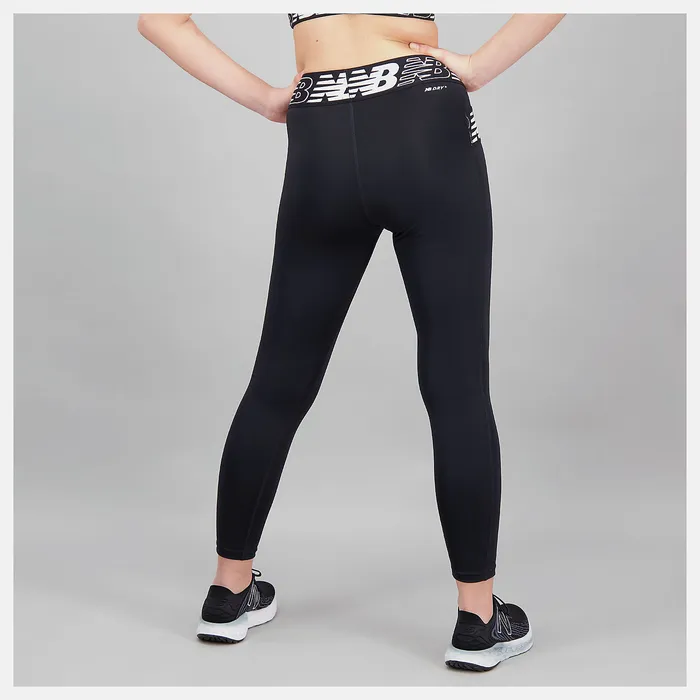 Women Pants and Leggings New Balance Relentless Crossover High Rise 78 Tight BLACK Women Pants and Leggings New Balance Relentless Crossover High Rise 78 Tight BLACK