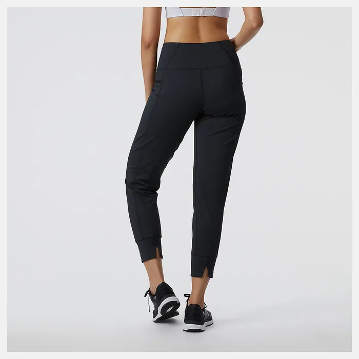 Women Pants and Leggings New Balance Shape Shield Jogger BLACK Women Pants and Leggings New Balance Shape Shield Jogger BLACK