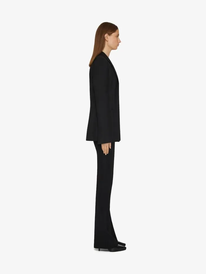 Women Pants and Shorts Givenchy 4G Belted Pants In Punto Milano Black