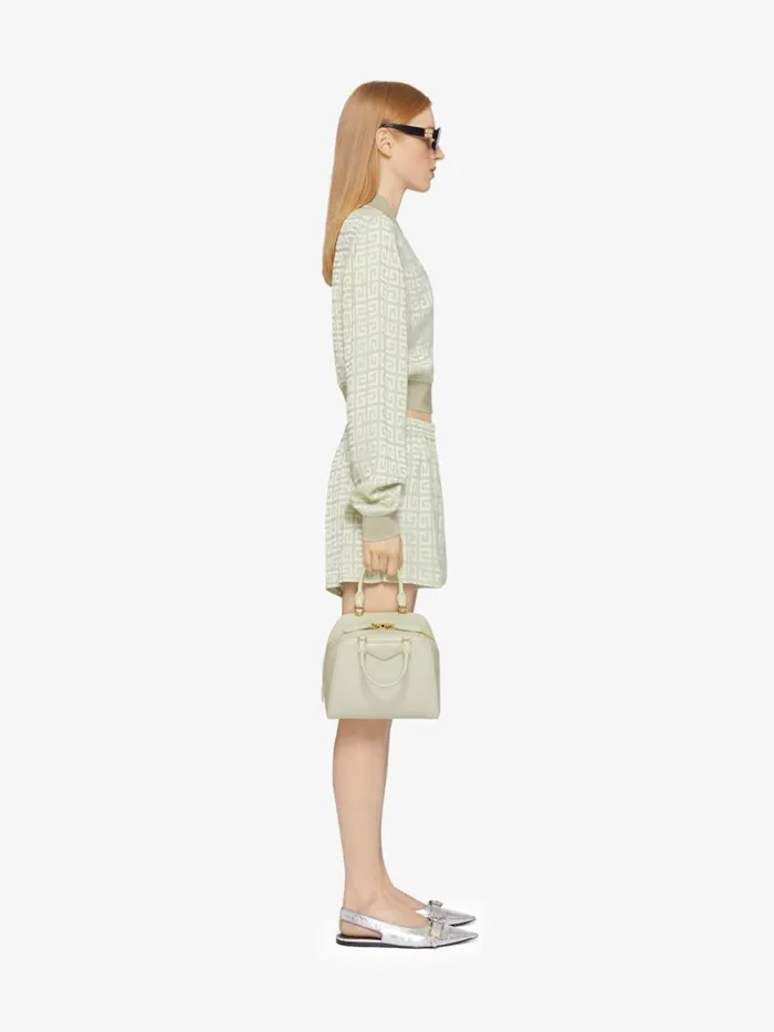 Women Pants and Shorts Givenchy Shorts In 4G Jacquard Almond Green