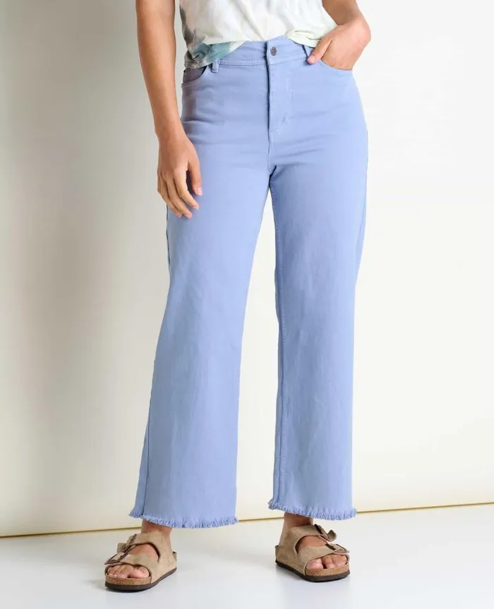 Women Pants Toad and Co Balsam Seeded Cutoff Pant Weathered Blue
