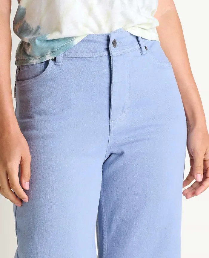 Women Pants Toad and Co Balsam Seeded Cutoff Pant Weathered Blue