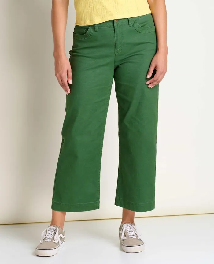 Women Pants Toad and Co Earthworks Wide Leg Pant Pasture