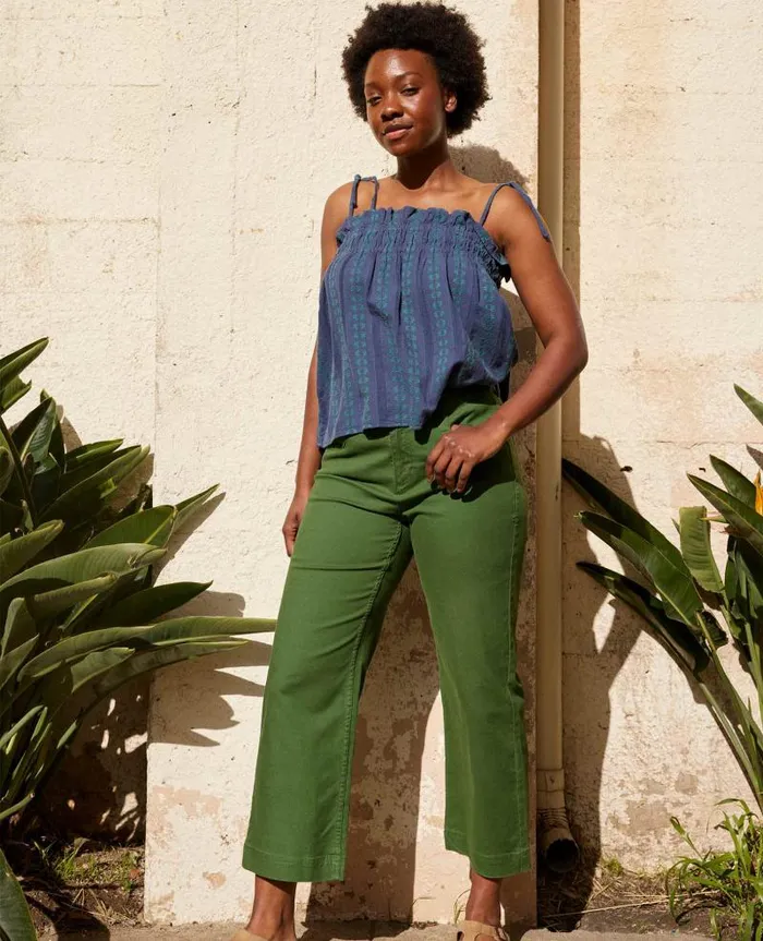 Women Pants Toad and Co Earthworks Wide Leg Pant Pasture