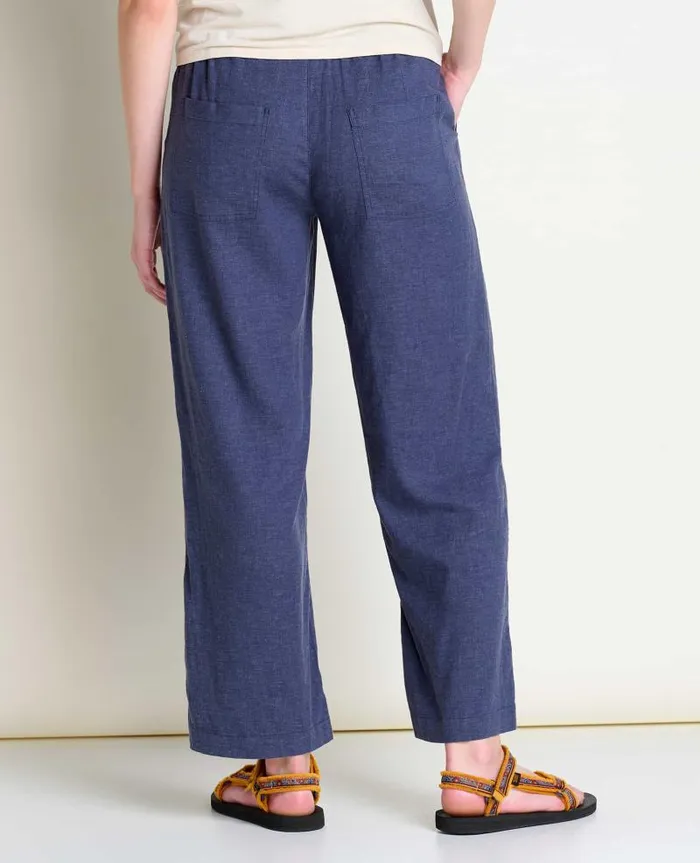 Women Pants Toad and Co Taj Hemp Pant True Navy