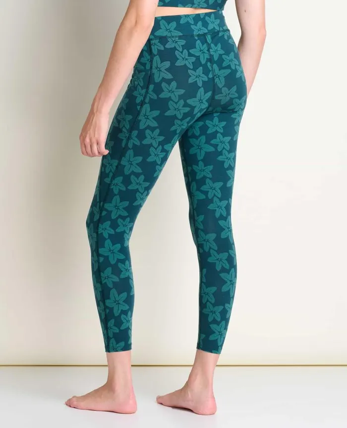 Women Pants Toad and Co Terrane 78 Tight Jasper Large Floral Print