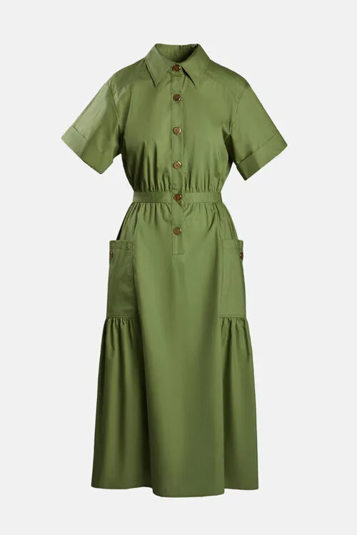 Women Papiano Papiano Military Green Dresses and Jumpsuits Luisa Spagnoli Women Papiano Papiano Military Green Dresses and Jumpsuits Luisa Spagnoli