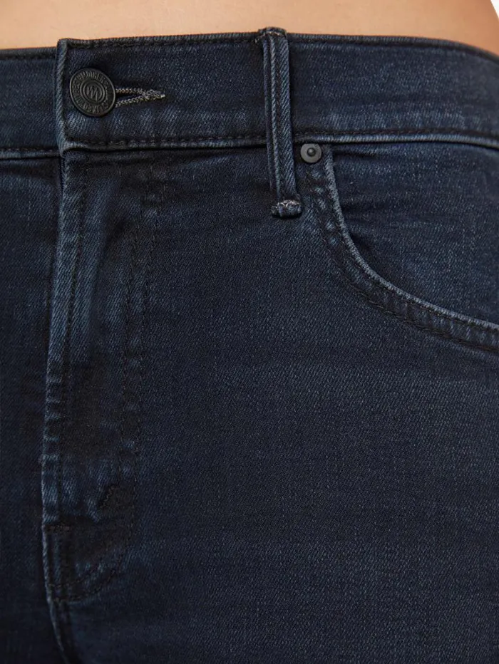 Women Petites Mother Denim Petites The Lil039 Insider Crop Step Fray Wash Night In Venice