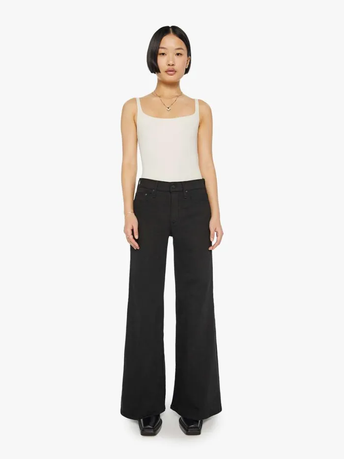 Women Petites Mother Denim Petites The Lil039 Twister Sneak Wash Pitch