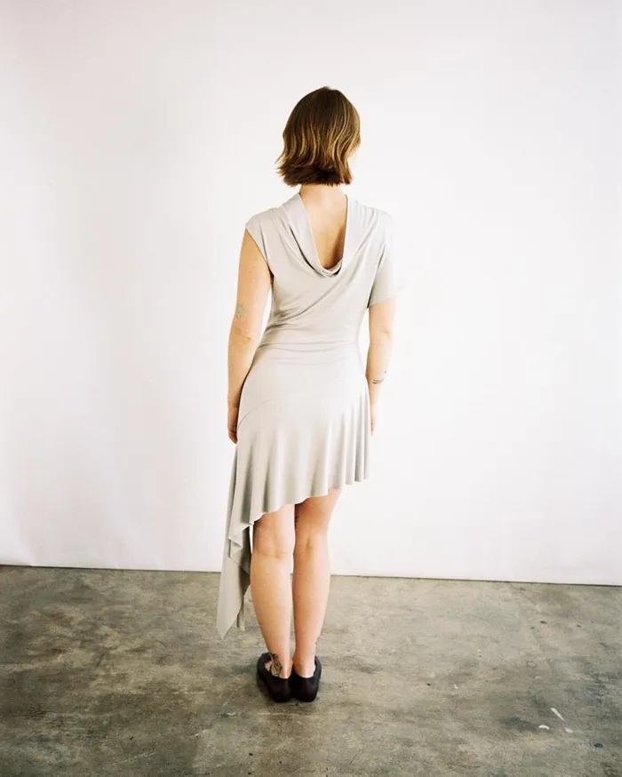Women Plume Dress Silver Lisa Says Gah Dresses