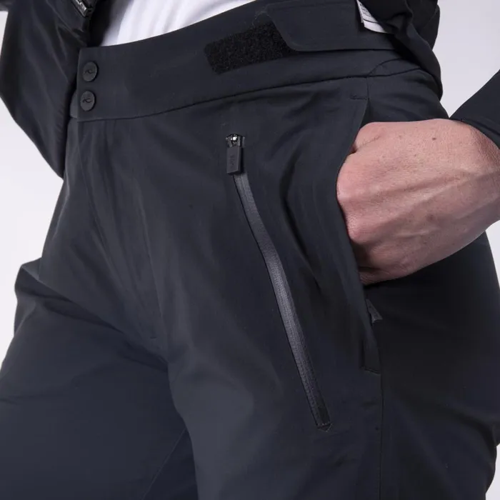 Women Pro 3L Pants Black KJUS Rainwear