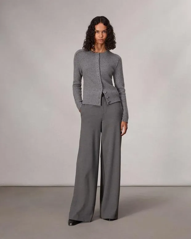 Women rag and bone Bridget Cardigan Grey Sweaters and Sweatshirts