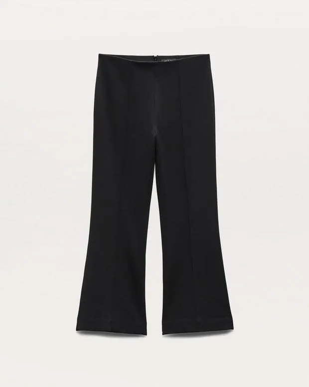 Women rag and bone Irina Ponte Slim Fit Kick Flare Pants BlackNavy MultiWhite Jackets and Coats
