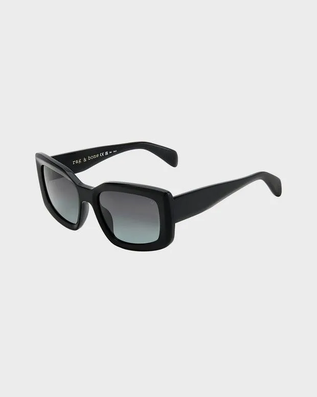 Women rag and bone Sofie BeigeBlackHavana Sunglasses