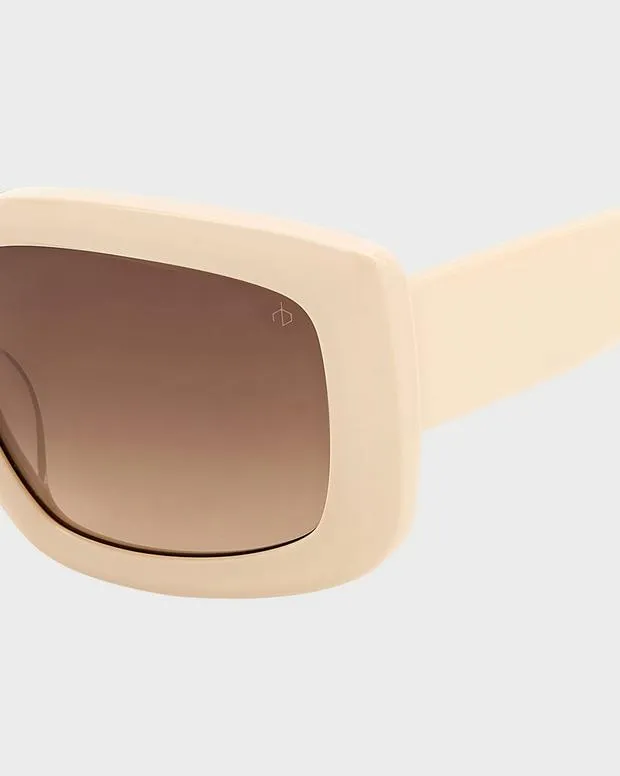 Women rag and bone Sofie BeigeBlackHavana Sunglasses