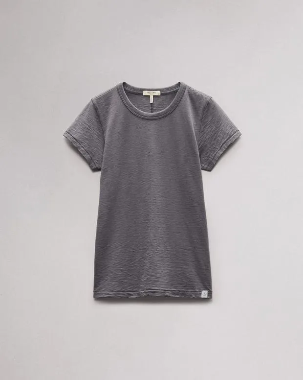 Women rag and bone The Slub Tee KhakiMilitary OliveRedSaluteWashed Slate TShirts