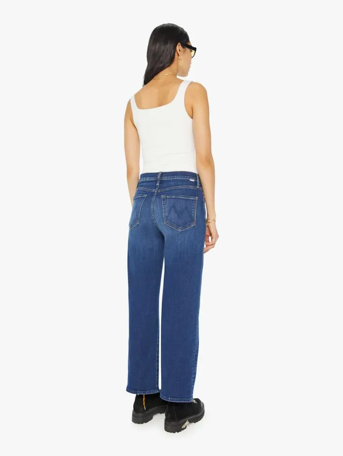 Women Relaxed Mother Denim The Dodger Ankle Wash On Your Left