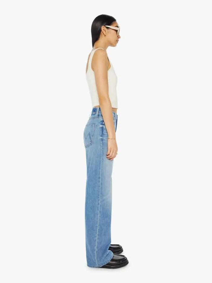 Women Relaxed Mother Denim The Dodger Sneak Wash Tomorrow Never Knows