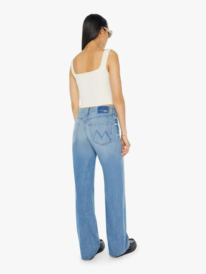 Women Relaxed Mother Denim The Dodger Sneak Wash Tomorrow Never Knows
