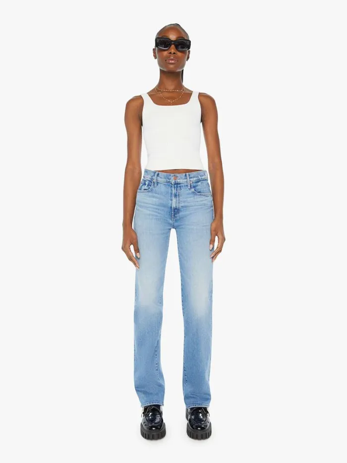 Women Relaxed Mother Denim The Kick It Wash Tarot Time