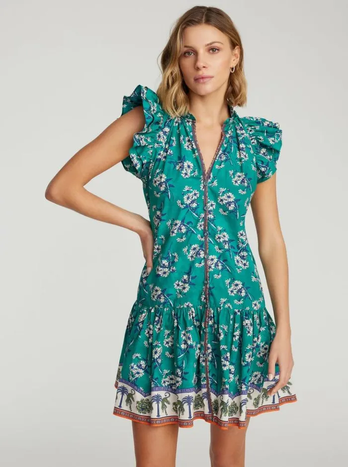 Women Robert Graham Dresses Savannah Dress Teal