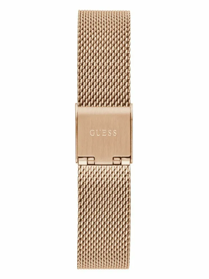 Women Rose GoldTone and Crystal Analog Watch Rose Gold Watches GUESS