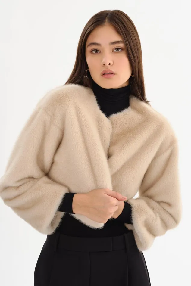 Women ROWDIE Faux Fur Jacket Angora LAMARQUE Faux Fur Women ROWDIE Faux Fur Jacket Angora LAMARQUE Faux Fur