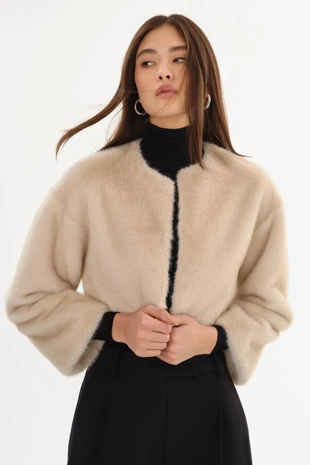 Women ROWDIE Faux Fur Jacket Angora LAMARQUE Faux Fur Women ROWDIE Faux Fur Jacket Angora LAMARQUE Faux Fur