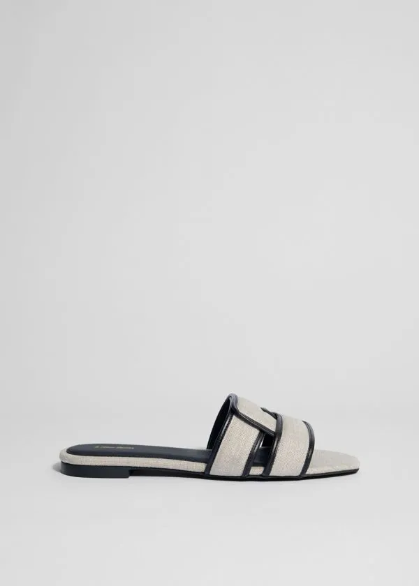Women Sandals and Other Stories Leather Slides Linen