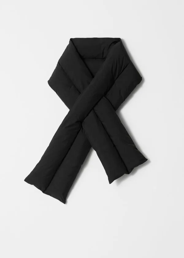 Women Scarves and Other Stories Padded Scarf Black