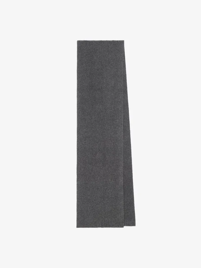 Women Scarves Givenchy Scarf In Wool And Cashmere Smoke Grey