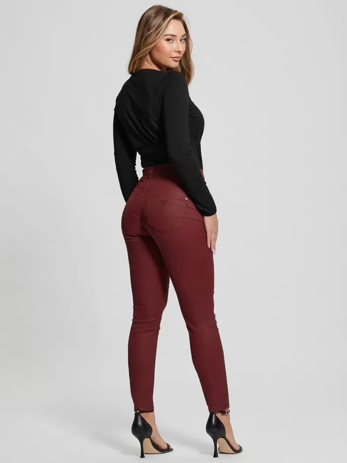 Women Shape Up HighRise Skinny Jeans Harrogate Tahiti Red Bottoms GUESS Women Shape Up HighRise Skinny Jeans Harrogate Tahiti Red Bottoms GUESS