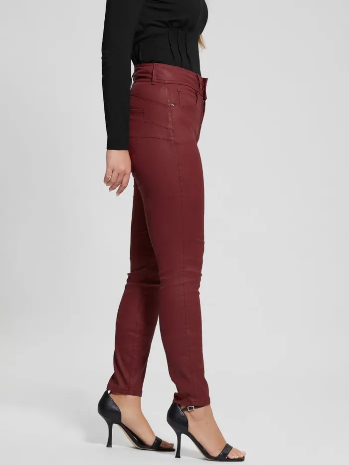 Women Shape Up HighRise Skinny Jeans Harrogate Tahiti Red Bottoms GUESS Women Shape Up HighRise Skinny Jeans Harrogate Tahiti Red Bottoms GUESS