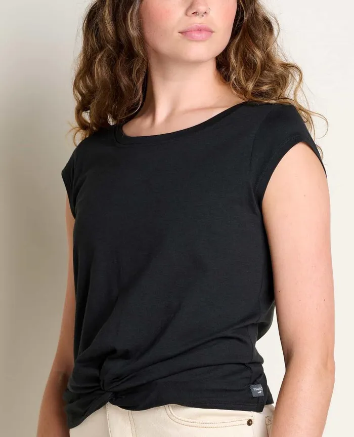 Women Shirts and Tops Toad and Co Anza Short Sleeve Shirt Black