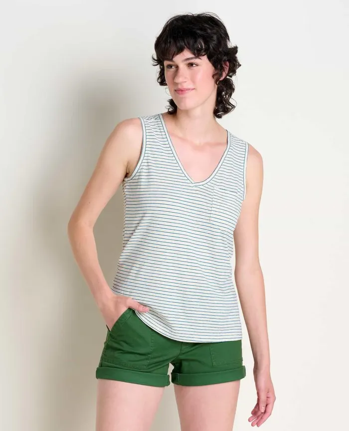 Women Shirts and Tops Toad and Co Grom Tank Salt Stripe Ii