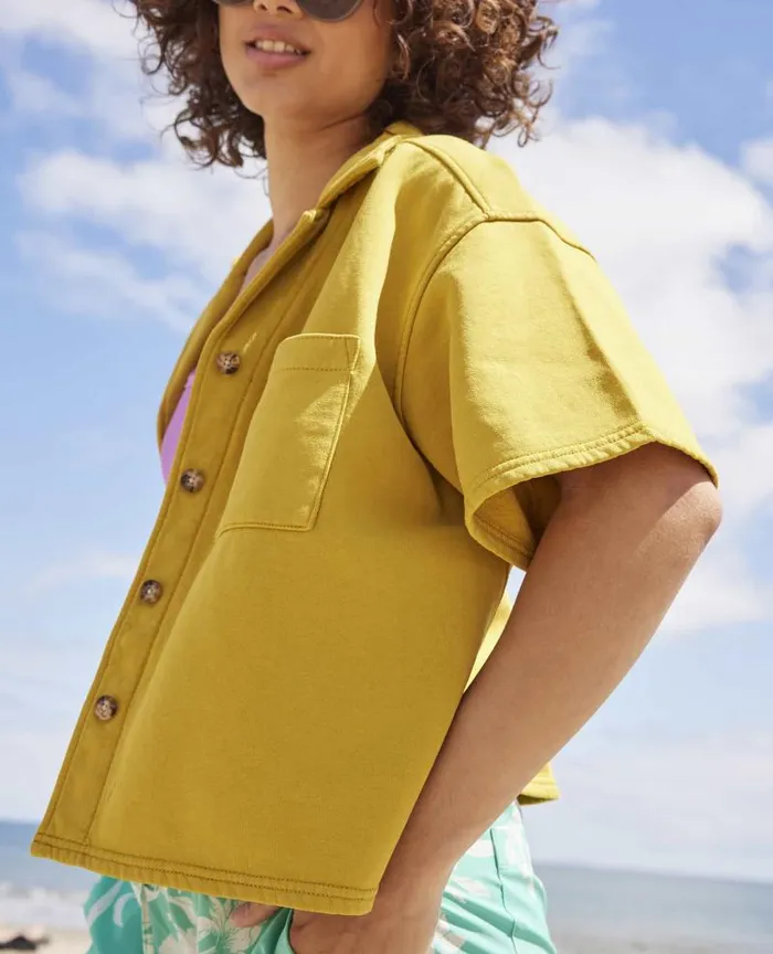 Women Shirts and Tops Toad and Co Hemp Daybreaker Short Sleeve Shirt Olive Tree