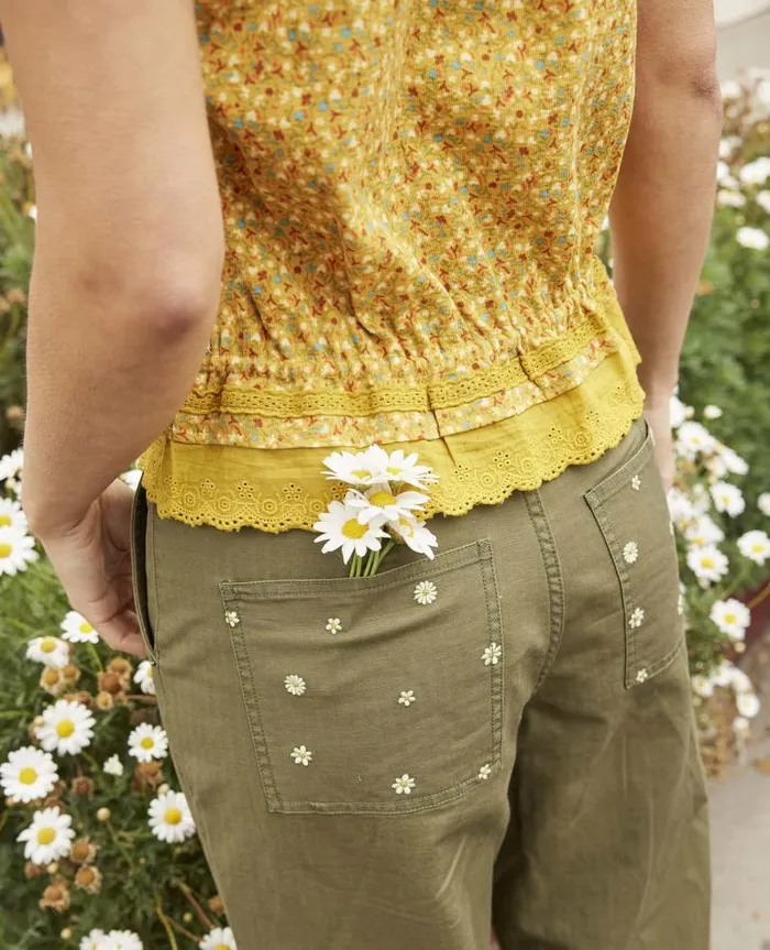 Women Shirts and Tops Toad and Co Manzana Ruffle Tank Pollen Small Floral Print