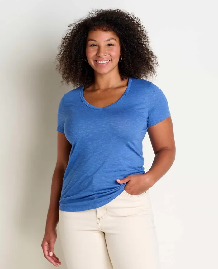 Women Shirts and Tops Toad and Co Marley II Short Sleeve Tee Cornflower