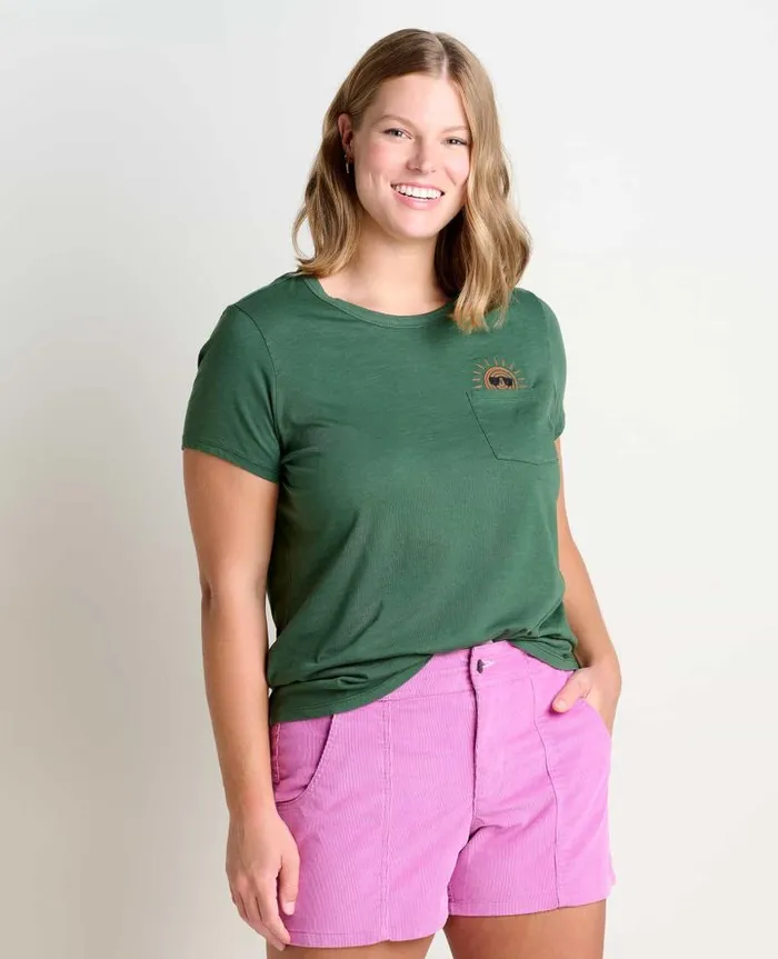 Women Shirts and Tops Toad and Co Primo Crew Embroidered Pasture Sun Embroidery