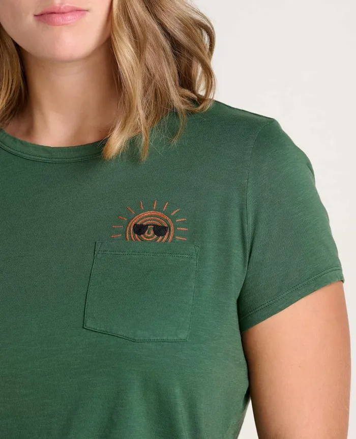 Women Shirts and Tops Toad and Co Primo Crew Embroidered Pasture Sun Embroidery
