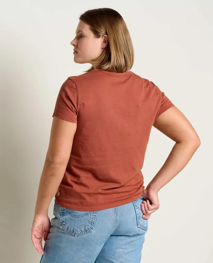 Women Shirts and Tops Toad and Co Primo Short Sleeve Crew Cinnamon