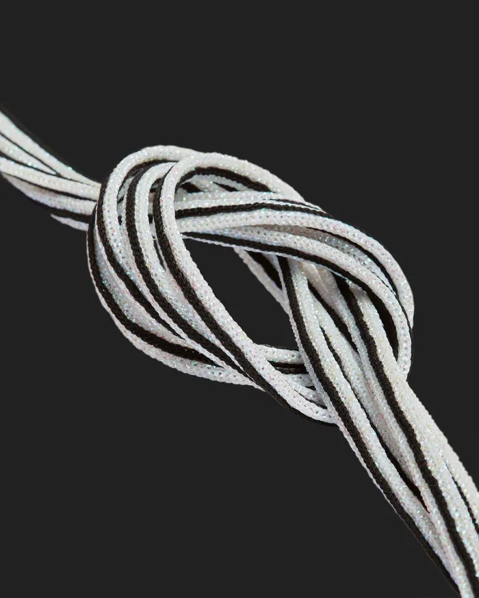 Women Shoelaces Striped Laces P448