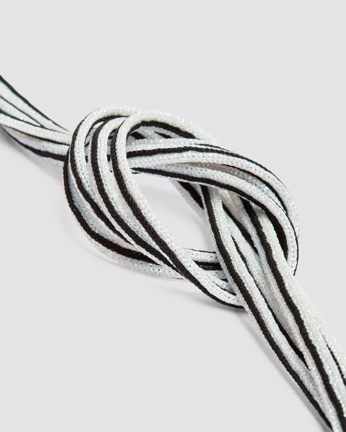 Women Shoelaces Striped Laces P448