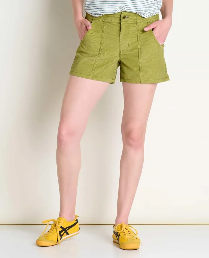 Women Shorts Toad and Co Coaster Cord Short Frog
