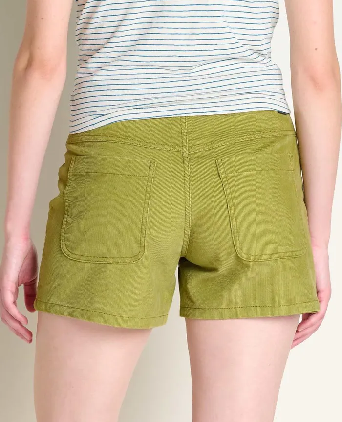 Women Shorts Toad and Co Coaster Cord Short Frog
