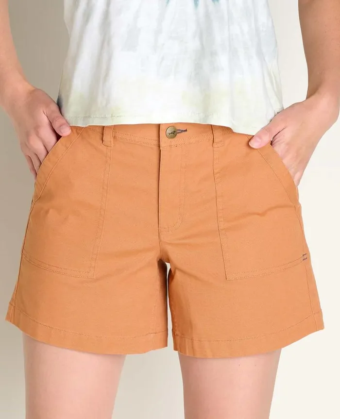 Women Shorts Toad and Co Earthworks Camp Short Hazel