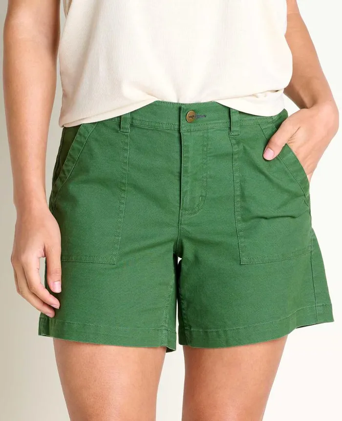 Women Shorts Toad and Co Earthworks Camp Short Pasture